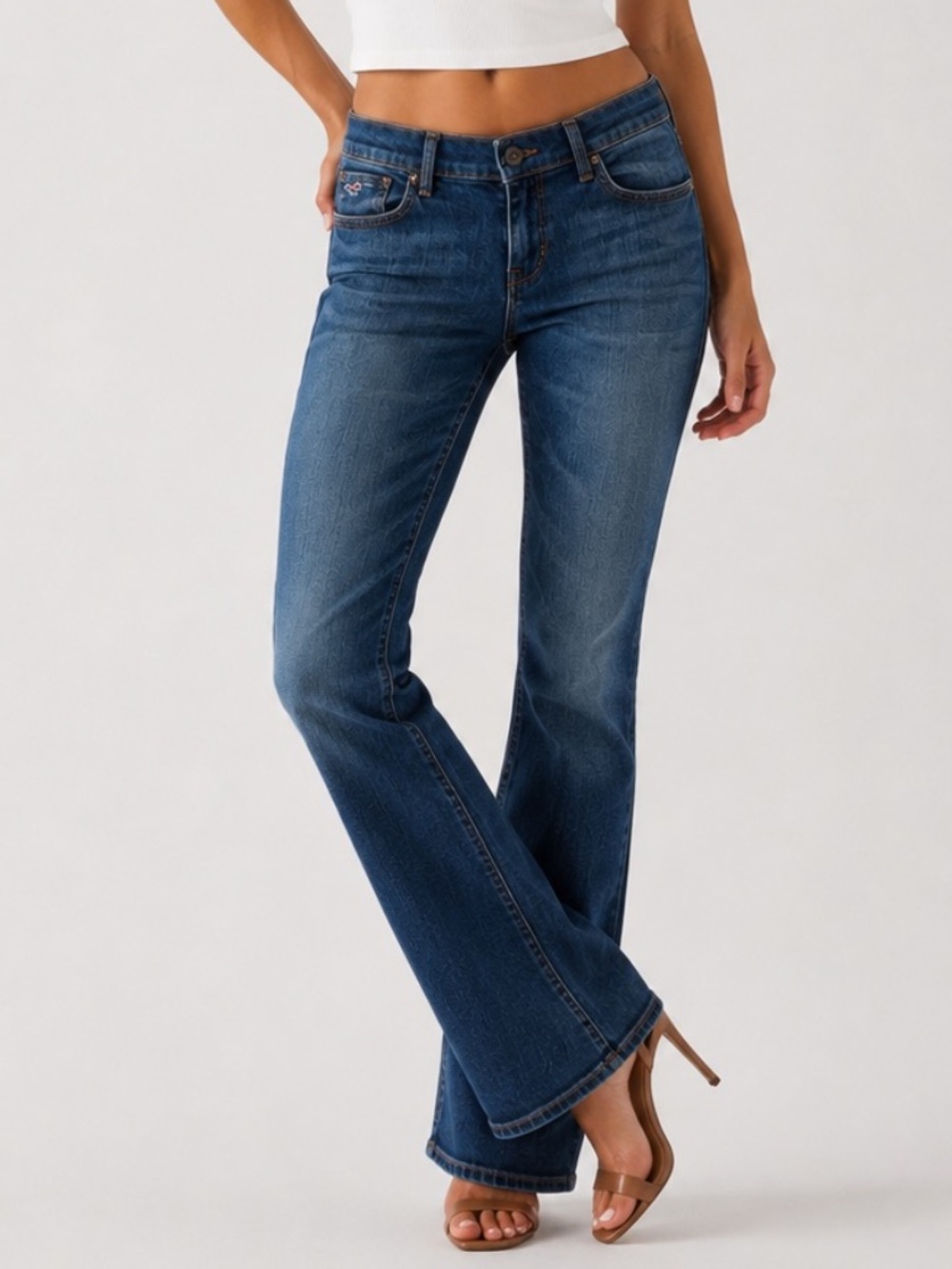 Hollister Blue Boot Cut Jeans Classic Style size 27/30